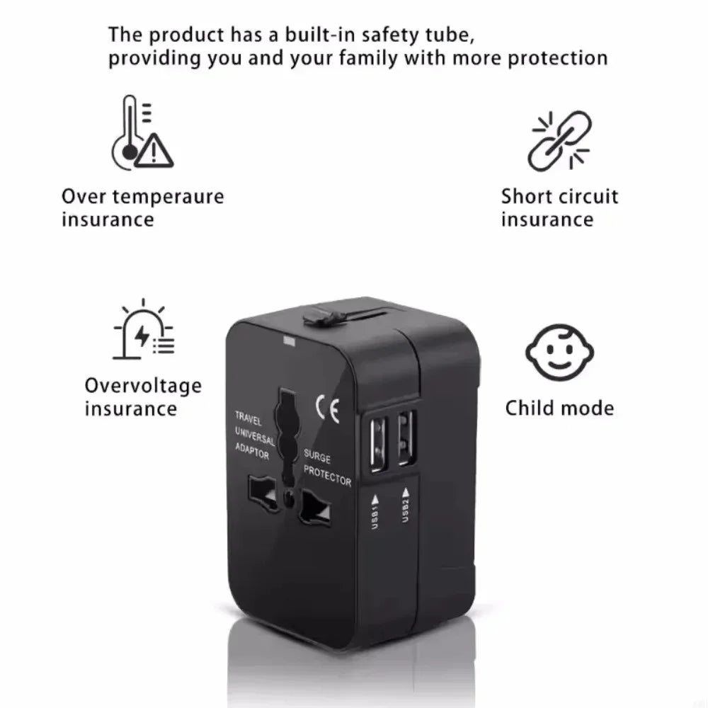 Global Adapter™ – Universal Travel Power Adapter - WaveGear Inc.