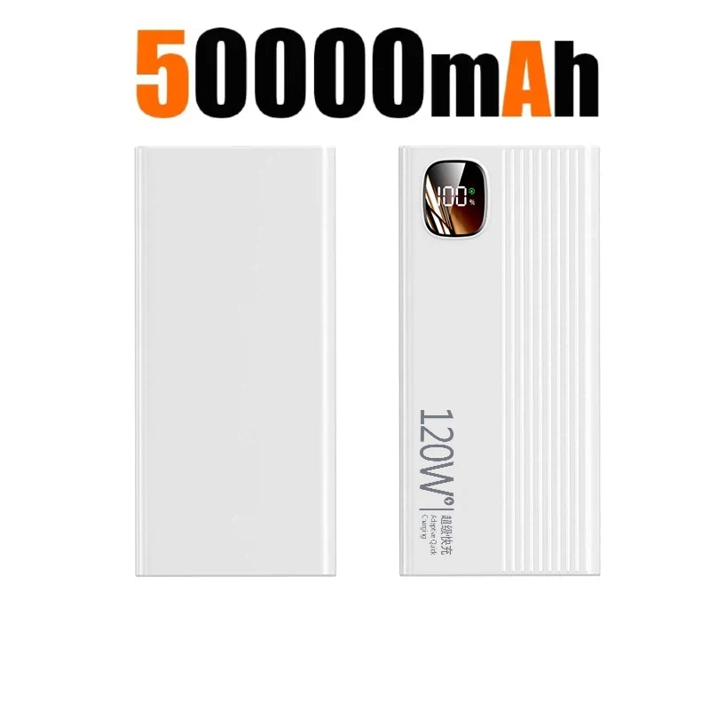 WaveGear Inc. portable power bank with digital battery display, compact design for charging devices on the go.