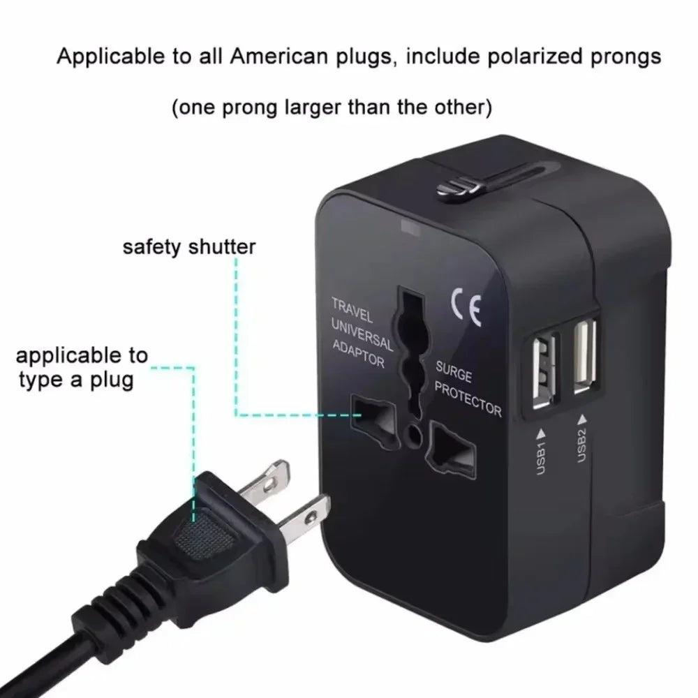 Global Adapter™ – Universal Travel Power Adapter - WaveGear Inc.