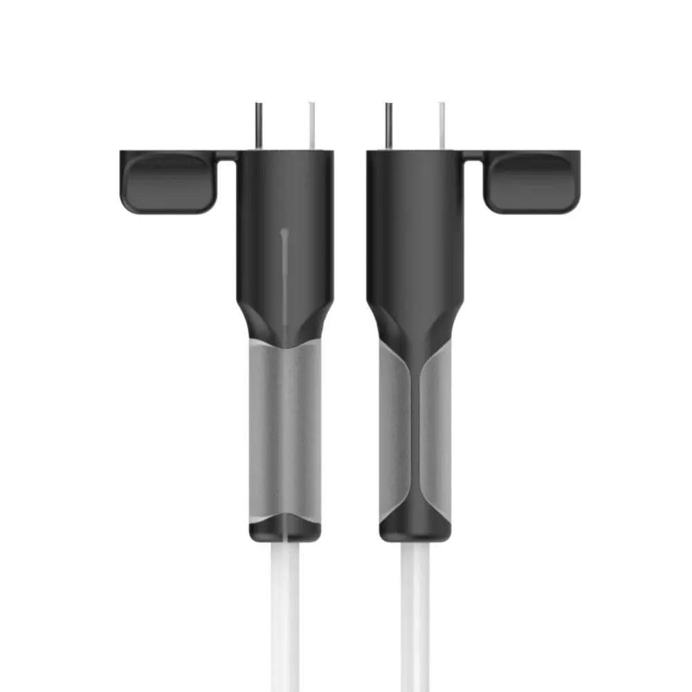 WaveGear Inc. soft silicone cable protector covering a phone charger cable for protection and durability.