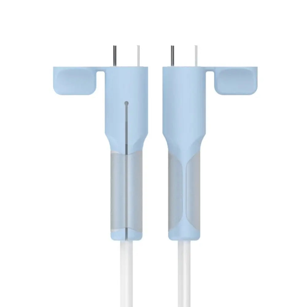 WaveGear Inc. soft silicone charger cable protector covering a cable, flexible and durable for added protection.