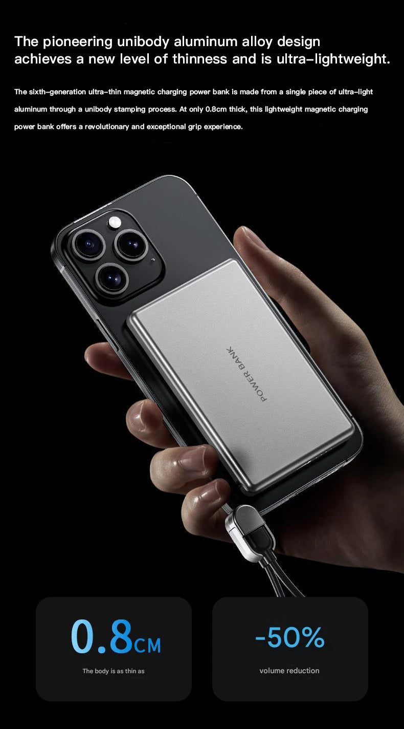 SnapCell™ – Magnetic Quick-Attach Power Bank - WaveGear Inc.