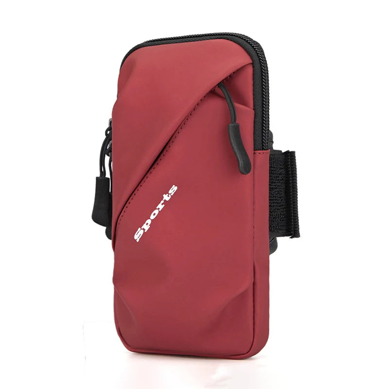 WaveGear Inc. waterproof phone holder jogging bag, lightweight travel bag with secure pocket for phone and essentials during runs