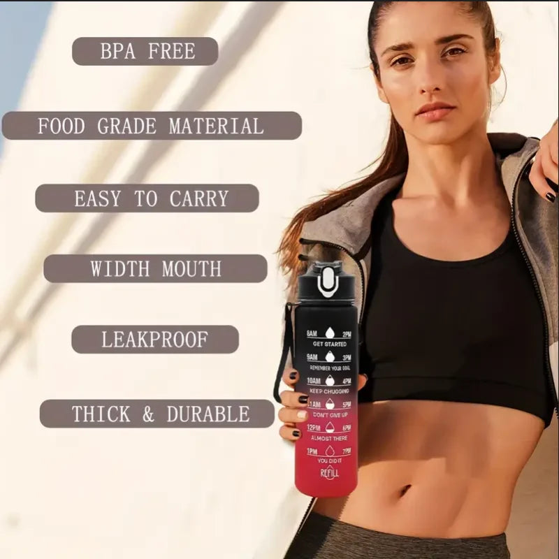 WaveGear Inc. leak-proof sports water bottle with a sleek design, durable body, and secure lid for exercise and outdoor activities.