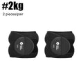 Adjustable ankle weights from WaveGear Inc. with padded straps and metal weights for exercise and strength training.