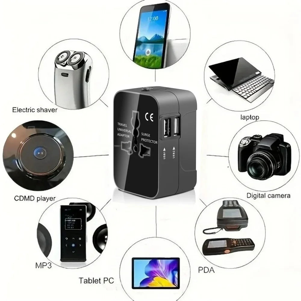 Global Adapter™ – Universal Travel Power Adapter - WaveGear Inc.