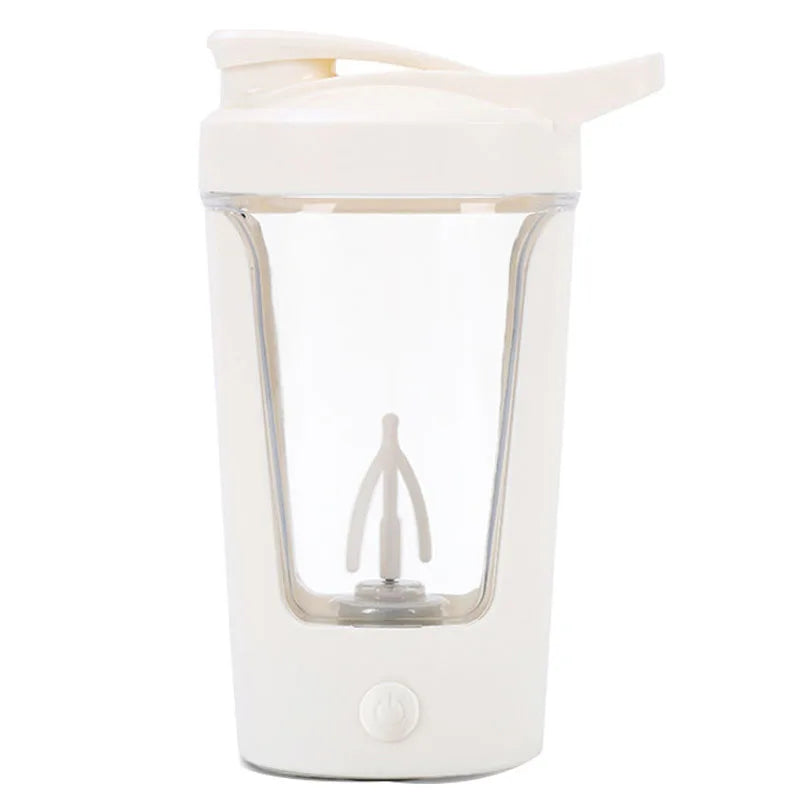 WaveGear Inc. electric portable protein mixing water bottle with sleek design and mixing mechanism for on-the-go fitness hydration