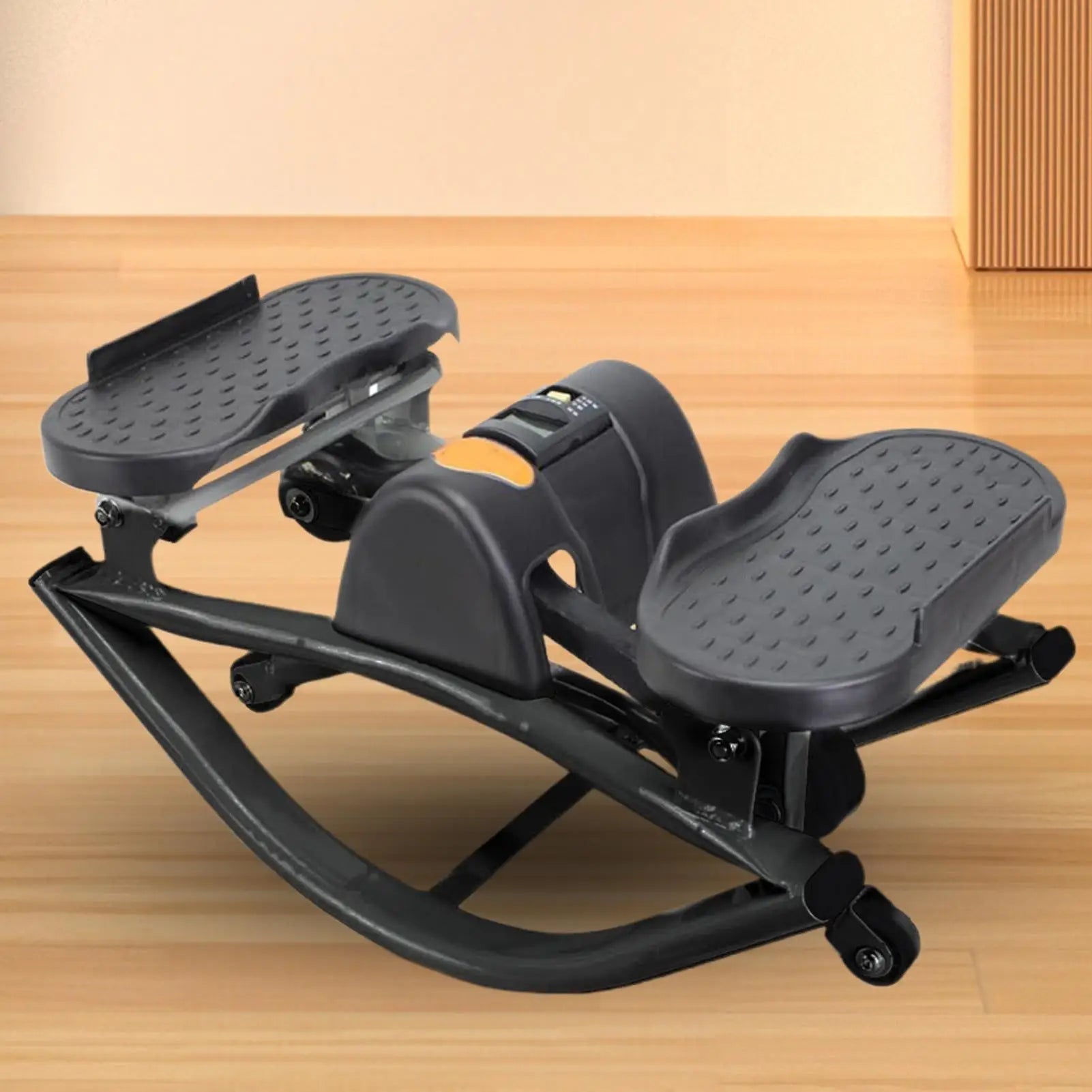 WaveGear Inc. Rock Stepper exercise machine with sturdy foot pedals and adjustable resistance for effective cardio workouts.