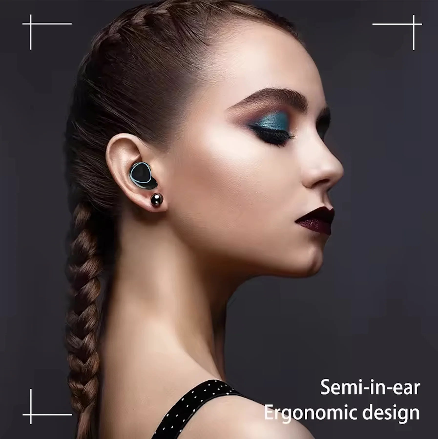WaveGear Inc. M10 wireless earbuds with integrated power bank, compact design, and in-ear fit for on-the-go audio.