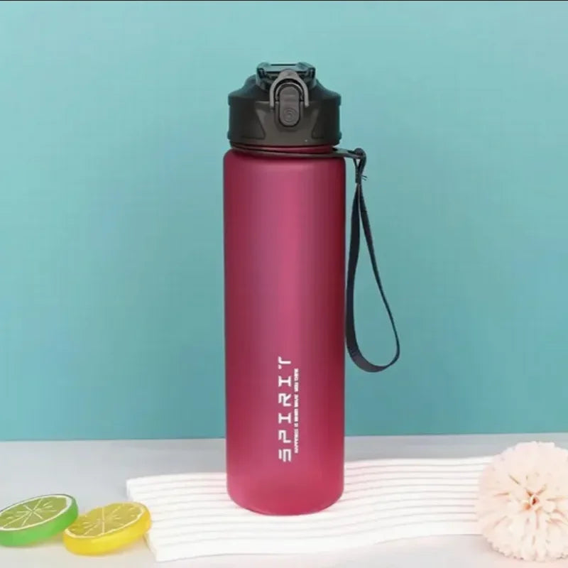 WaveGear Inc. leak-proof sports water bottle for exercise, shown with a sleek design and secure lid for on-the-go hydration.