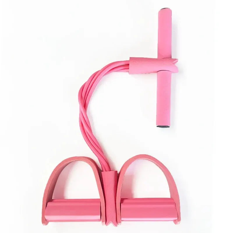 WaveGear Inc. abdominal strengthening elastic band for exercise, showing the stretchy elastic resistance band on a white background.