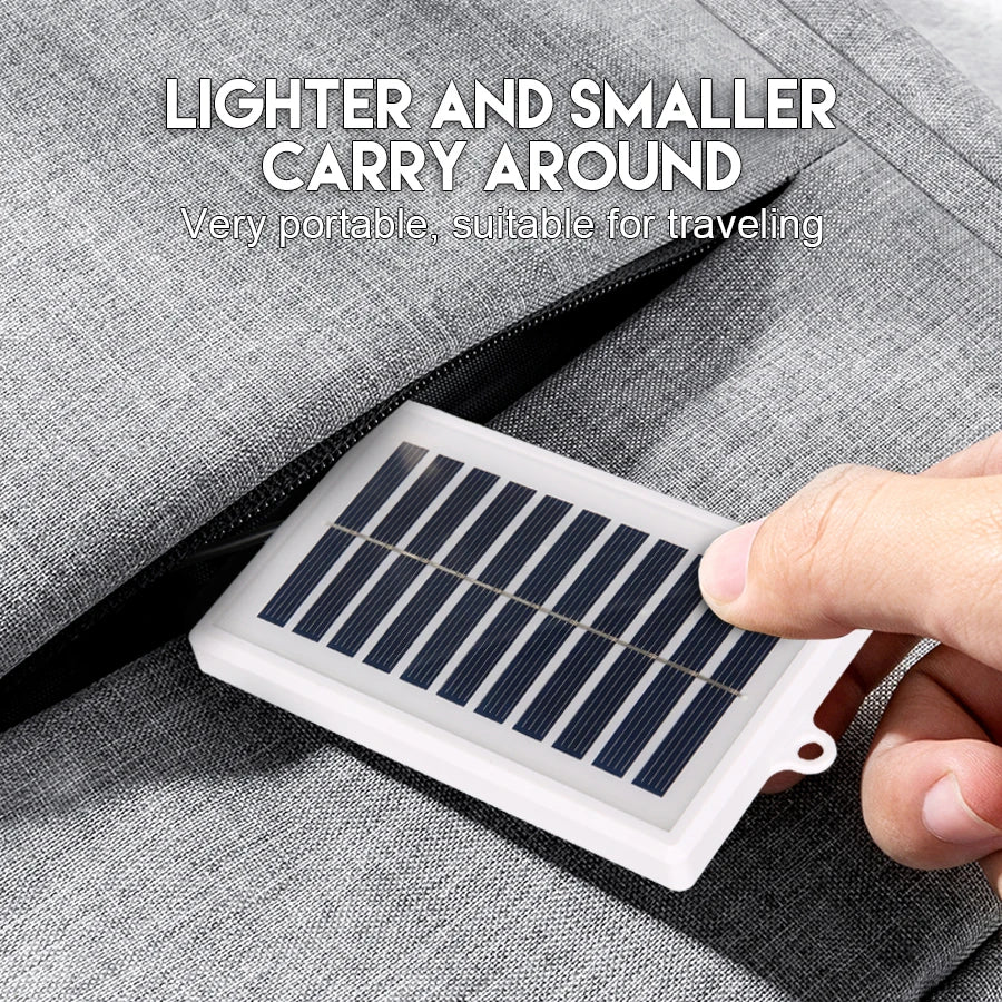 WaveGear Inc. portable solar panel for exercise gear, lightweight and foldable for outdoor workouts and renewable energy use