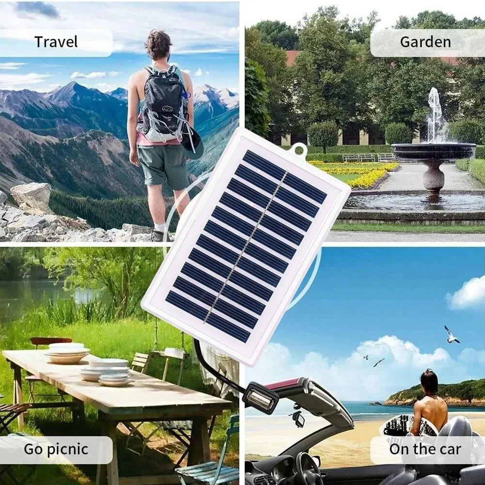 Portable solar panel from WaveGear Inc. used as exercise gear for outdoor workouts and eco-friendly energy solutions.