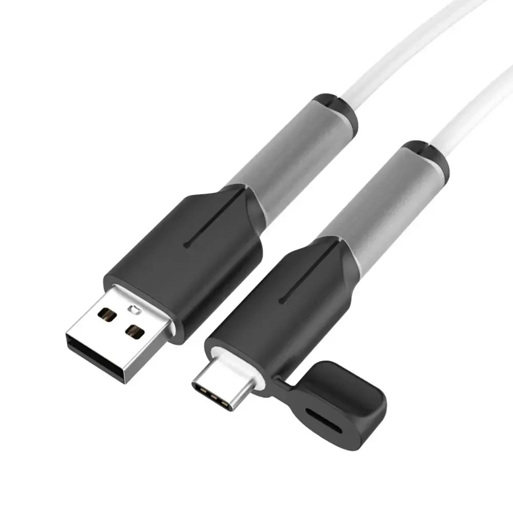 WaveGear Inc. universal silicone charger cable protector, flexible and durable accessory for safeguarding charging cables.