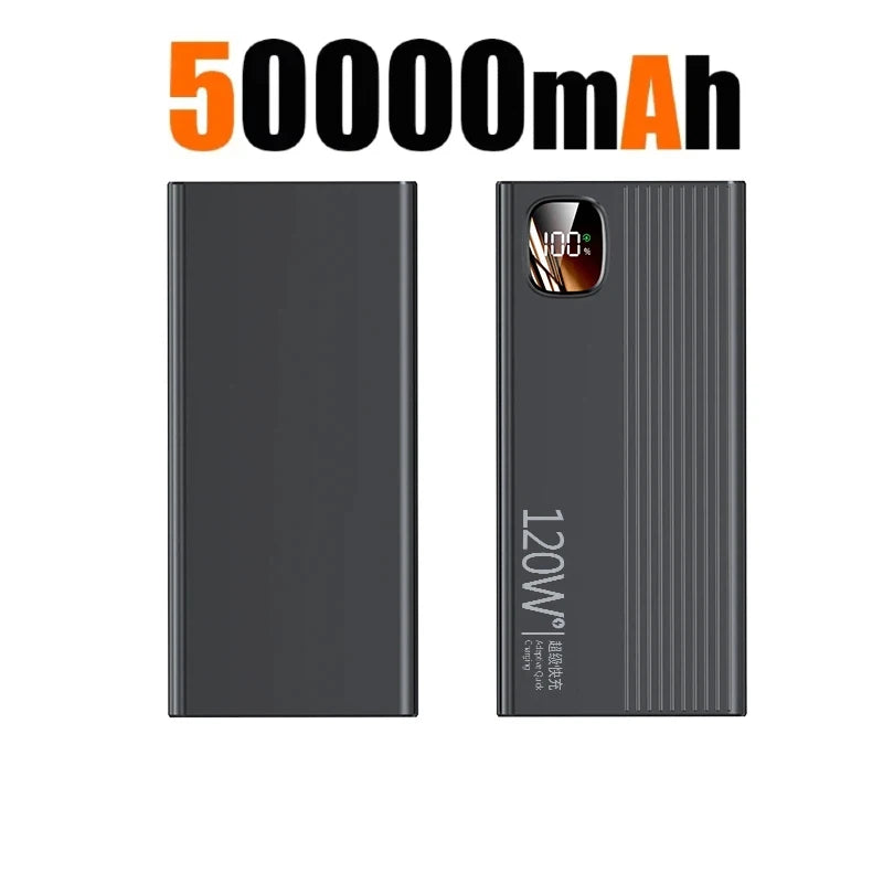 WaveGear Inc. portable power bank with digital battery indicator, compact design for mobile device charging.