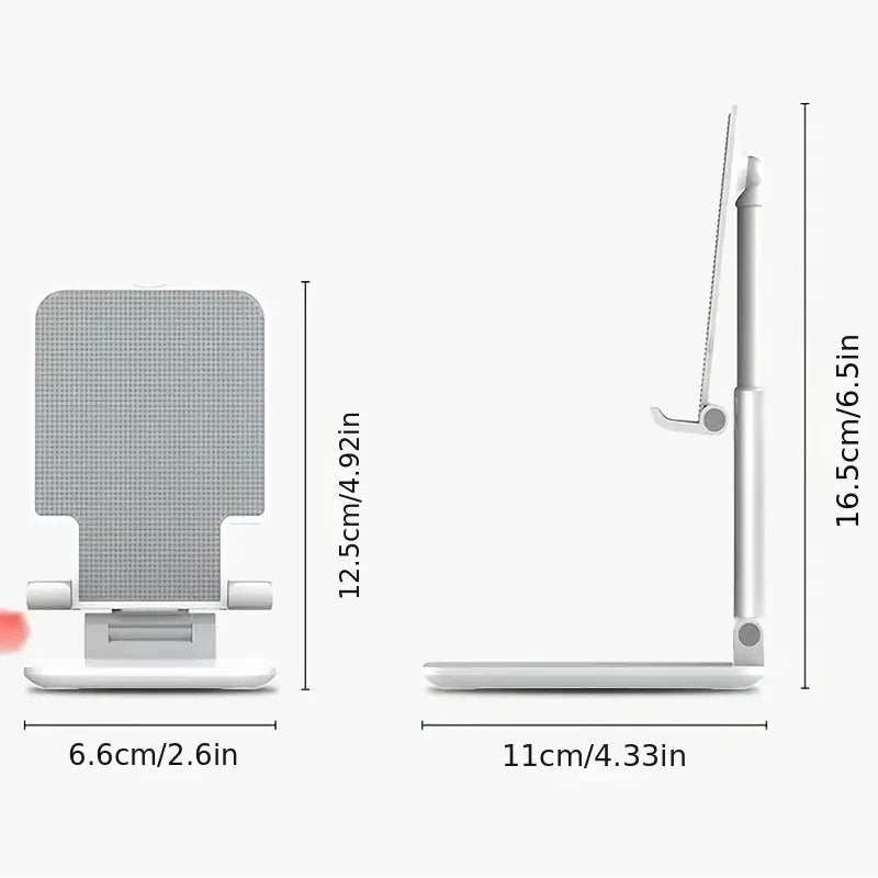 WaveGear Inc. VectorMount™ desk mobile phone holder stand with adjustable cradle and modern design, supporting hands-free device use.