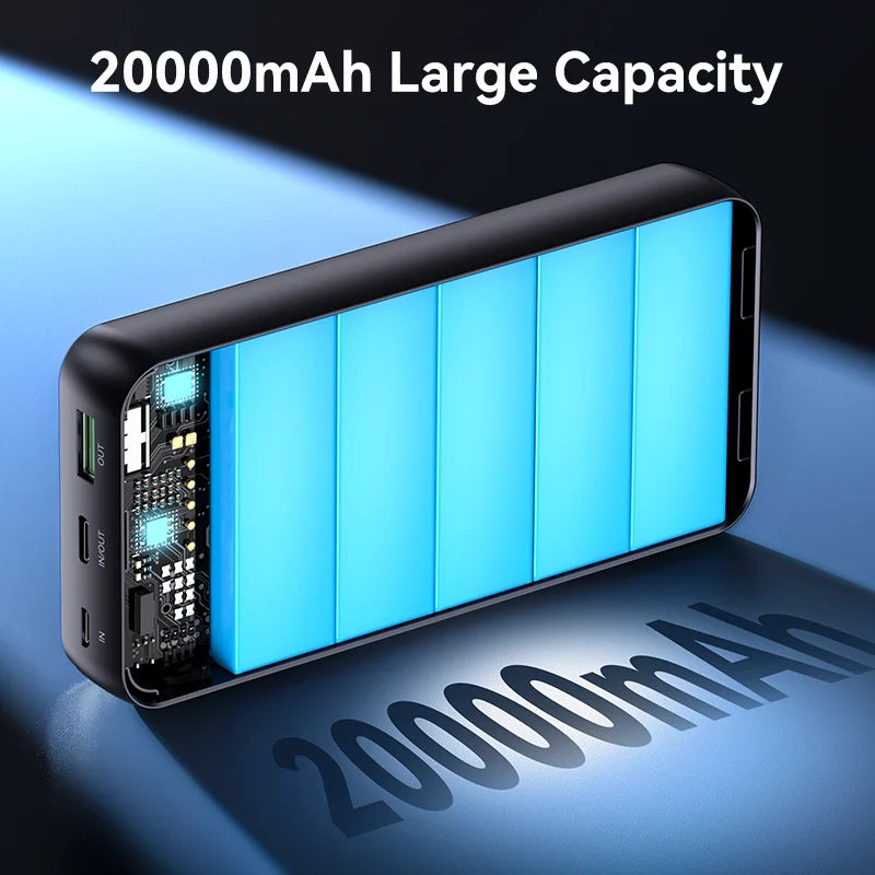 WaveGear Inc. NovaCell™ portable external battery power bank with USB ports and compact design for charging devices on the go.
