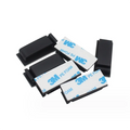 WaveGear Inc. cable organizer wire clip holding and securing multiple charging and data cables neatly on a surface.