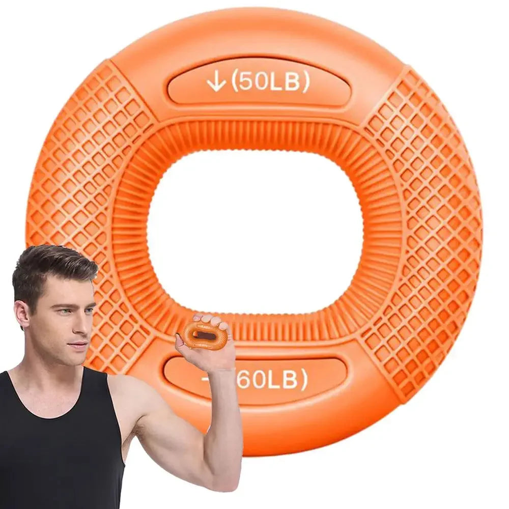 WaveGear Inc. Finger Grip Hand Strengthener exercise gear with textured handles for improved grip and hand muscle strength.
