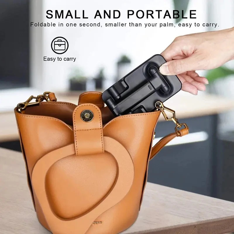 WaveGear Inc. VectorMount™ desk mobile phone holder stand with adjustable grip and sleek design for secure phone placement.