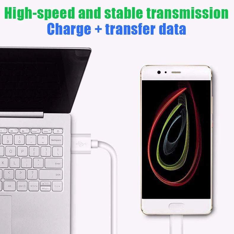 WaveGear Inc. RoadLine™ Extra-Long Reinforced Charger Cable, showing durable, flexible cable with reinforced connectors for charging devices.