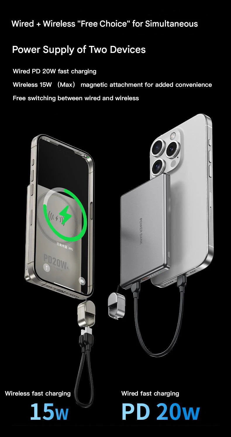 SnapCell™ – Magnetic Quick-Attach Power Bank - WaveGear Inc.