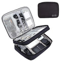 WaveGear Inc. portable digital storage travel bag with multiple compartments for organizing electronic devices and accessories.