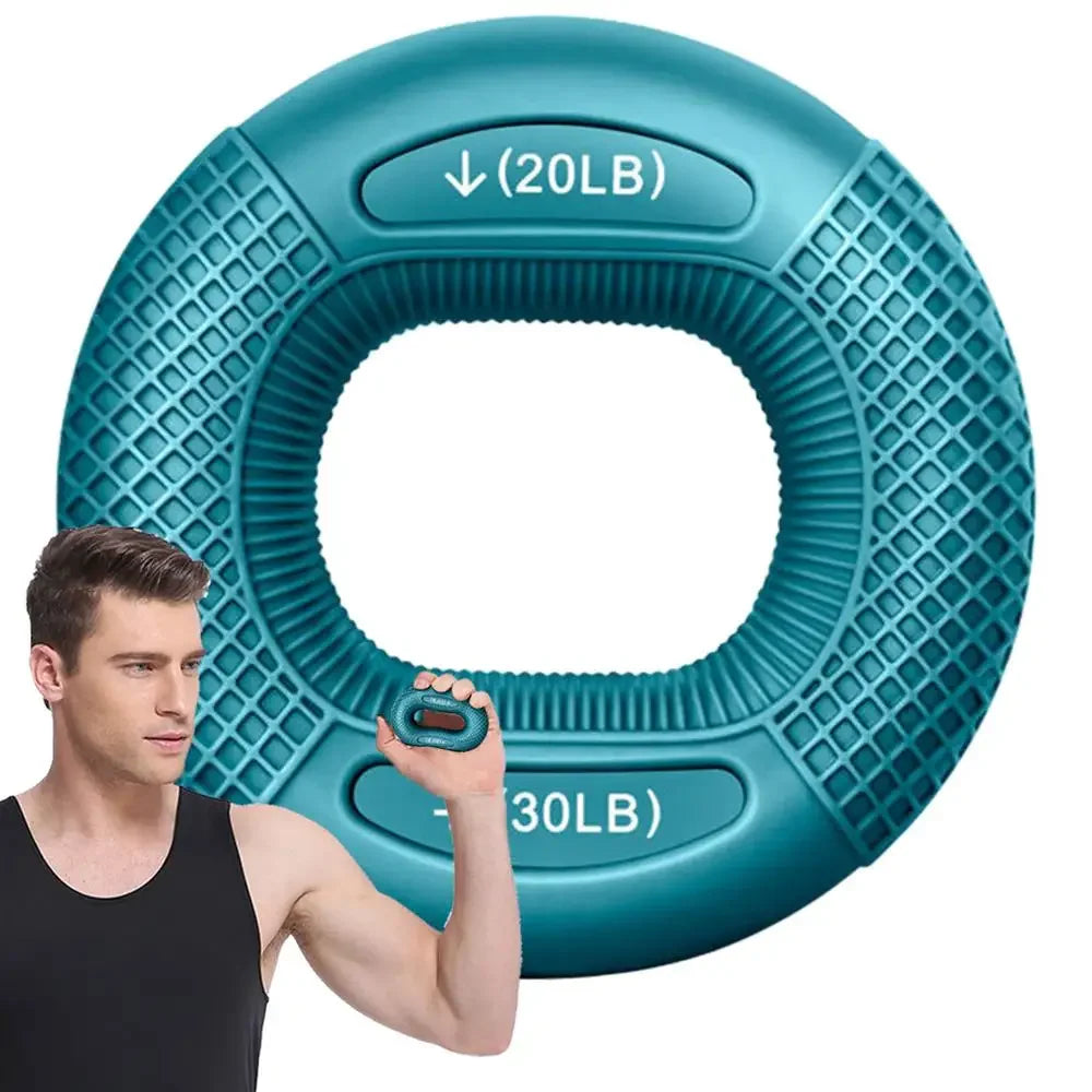 WaveGear Inc. Finger Grip Hand Strengthener exercise gear with adjustable resistance for improved grip strength and finger dexterity.