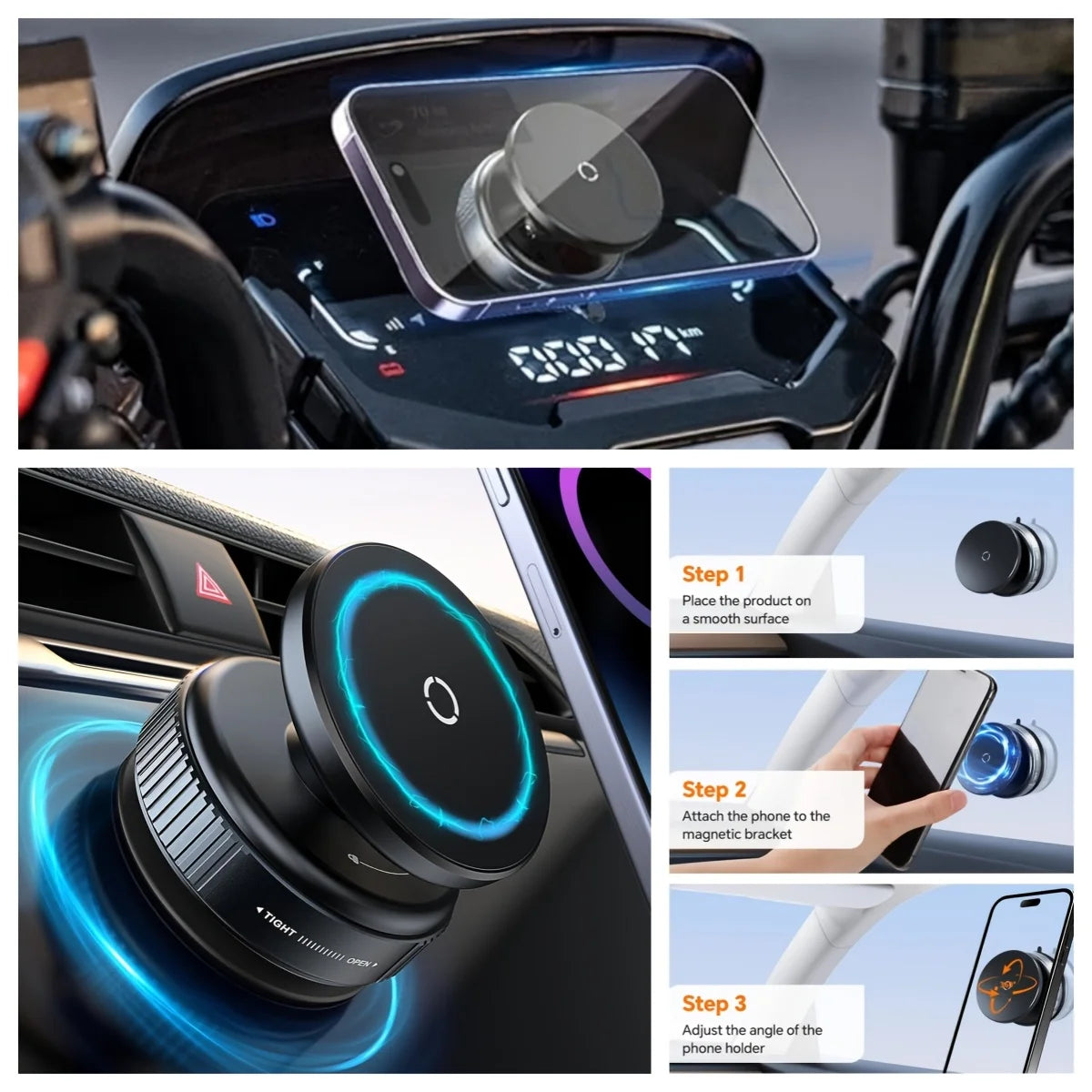 Magnetic Dash Mount - WaveGear Inc.