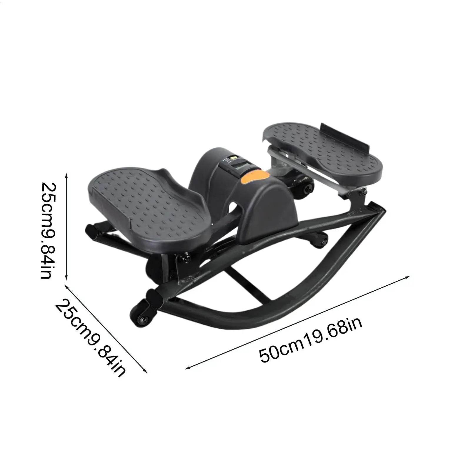 WaveGear Inc. rock stepper exercise machine for fitness, showing the compact exercise gear with foot pedals and sturdy frame.