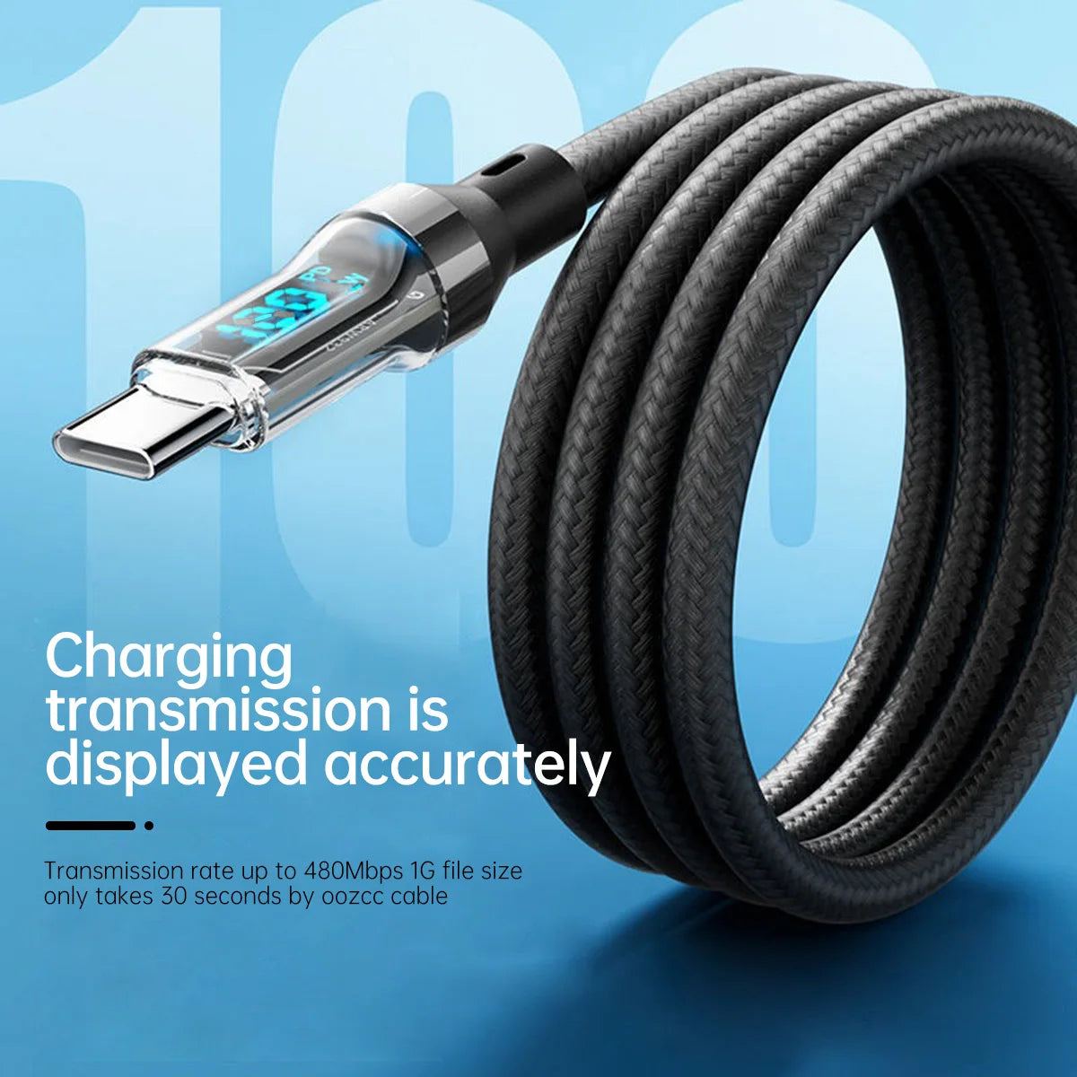 WaveGear Inc. CoreLink™ Universal Charger Cable showing USB and device connectors on a white background