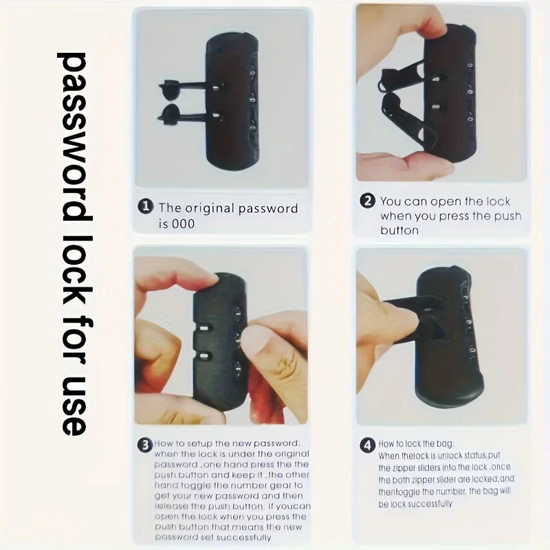 WaveGear Inc. high durability anti-theft sling travel bag with sleek design and secure zippers, ideal for secure travel storage.