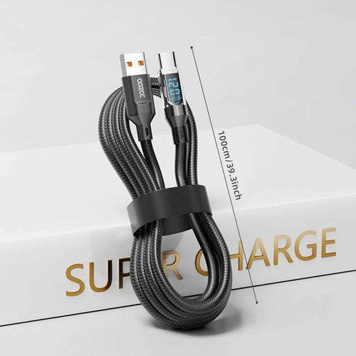 WaveGear Inc. CoreLink™ Universal Charger Cable shown with USB and charging connectors for versatile device compatibility.