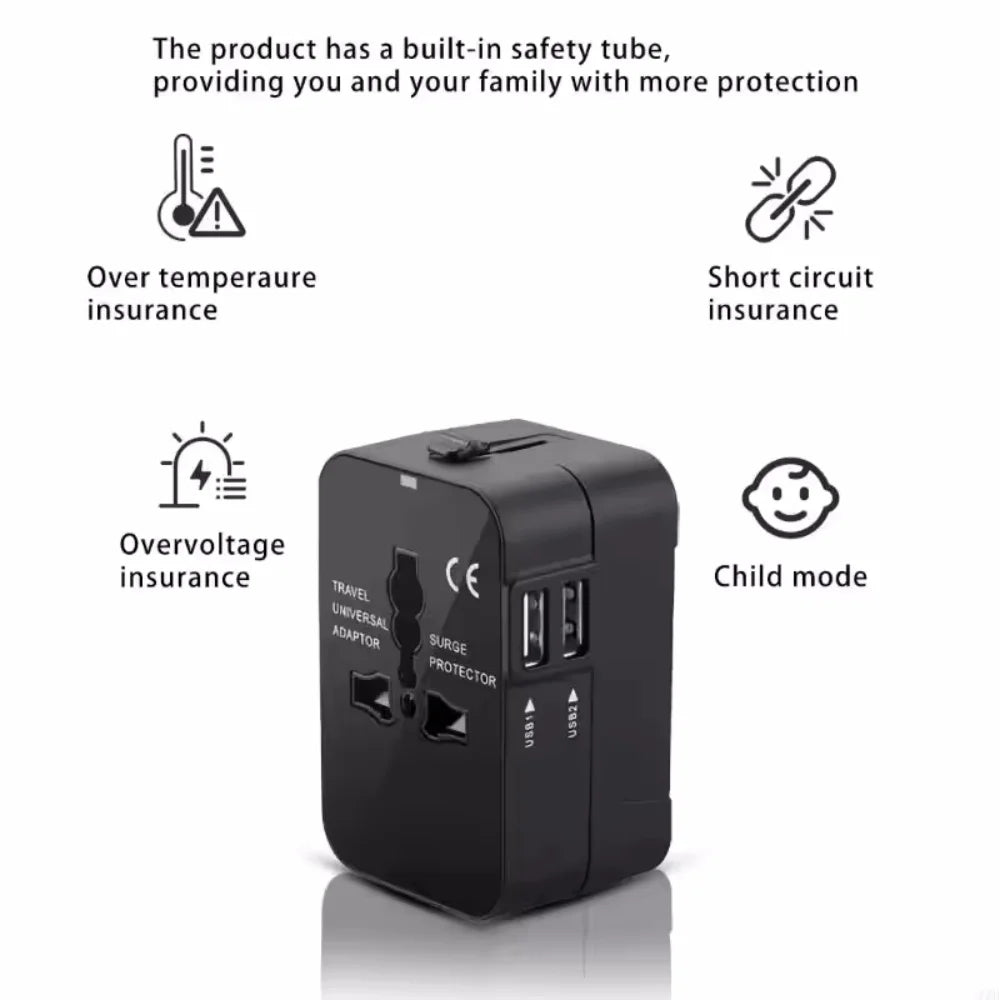Global Adapter™ – Universal Travel Power Adapter - WaveGear Inc.