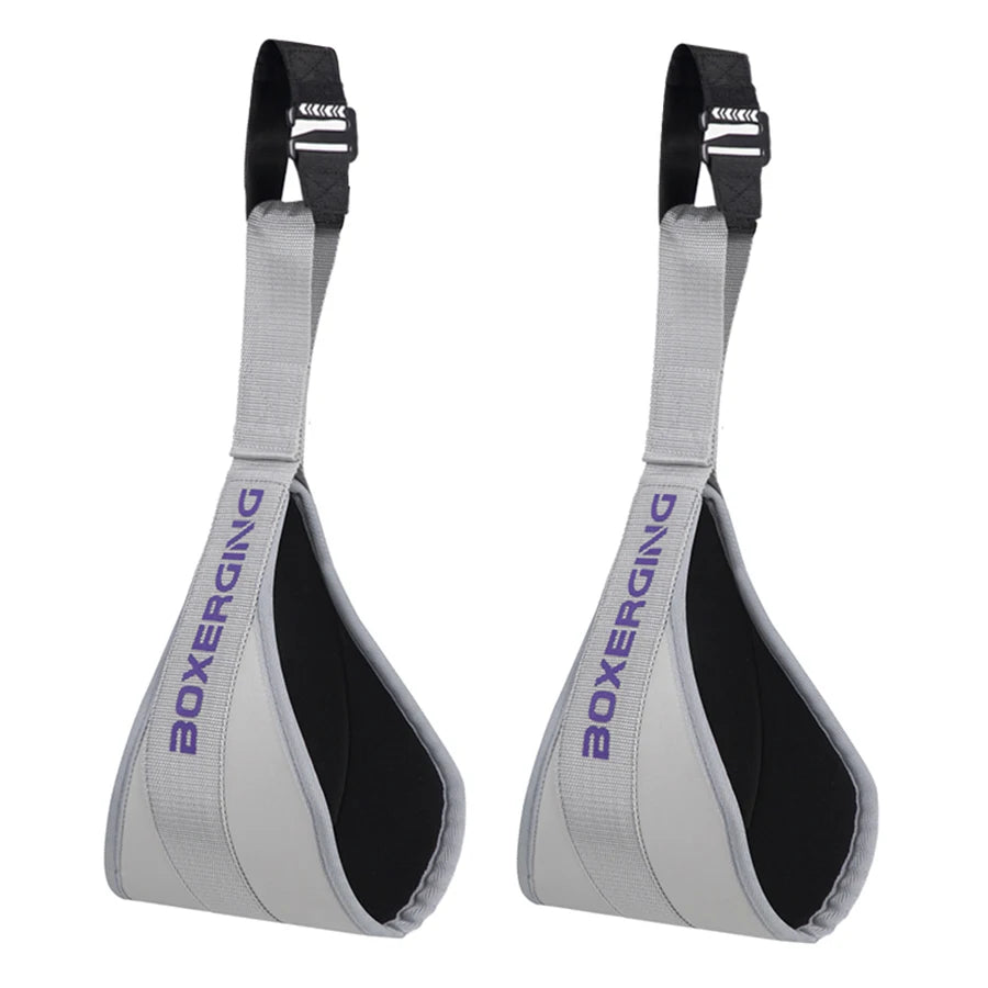 WaveGear Inc. abdominal muscle belt hangers, exercise gear for core workouts, featuring durable straps and padded support.