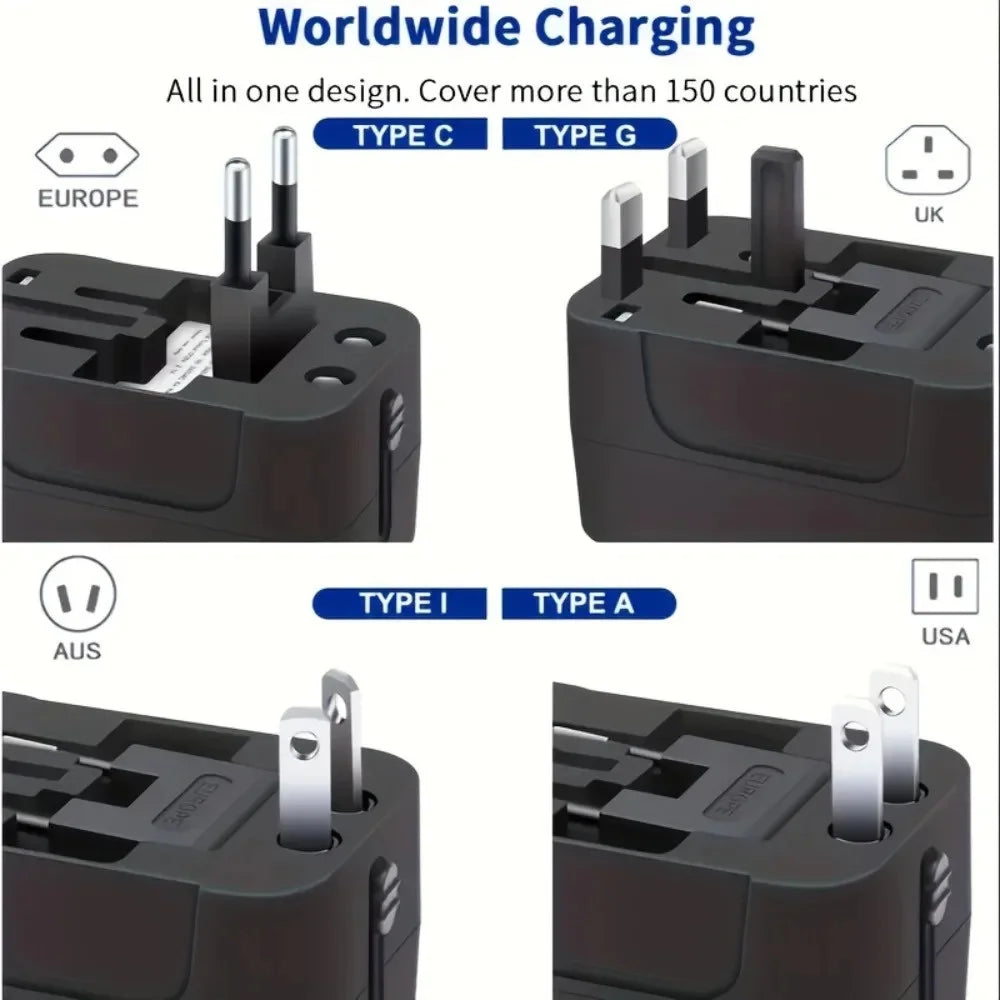 Global Adapter™ – Universal Travel Power Adapter - WaveGear Inc.