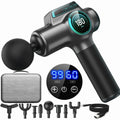 Professional Muscle Massage Gun by WaveGear Inc. for muscle relief, showing the sleek handheld exercise therapy device.
