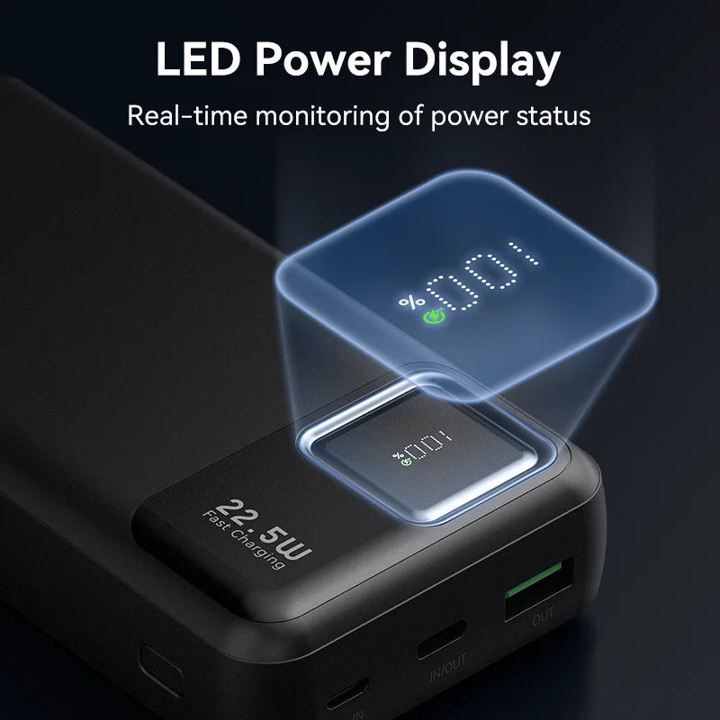 WaveGear Inc. NovaCell™ portable external battery power bank with USB ports and compact design for on-the-go charging.