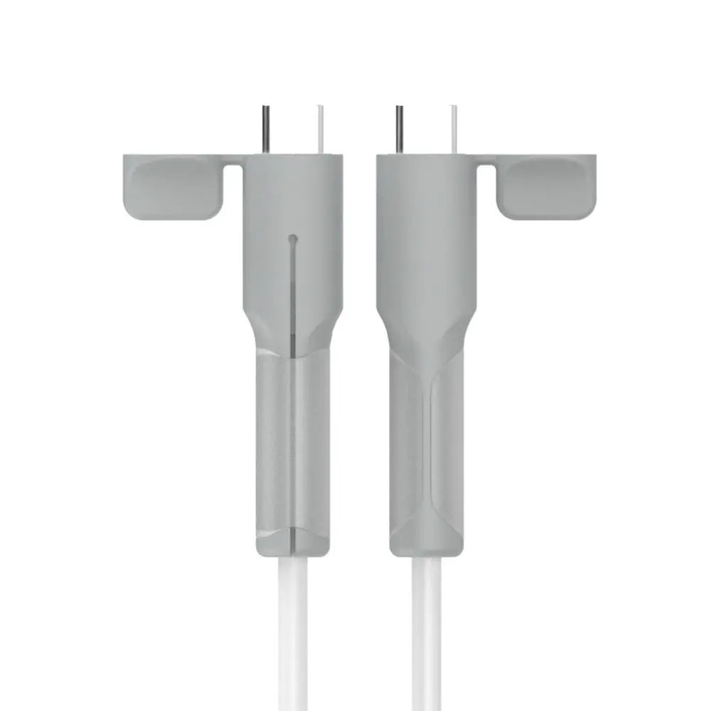 WaveGear Inc. soft silicone cable protector cover on a charger, preventing fraying and damage to charging cables.