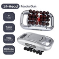 WaveGear Inc. 30-heads body massage gun for muscle relaxation and recovery, exercise gear for deep tissue massage therapy.