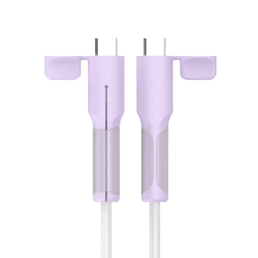 WaveGear Inc. soft silicone cable protector cover for chargers, designed to prevent fraying and protect charging cables.