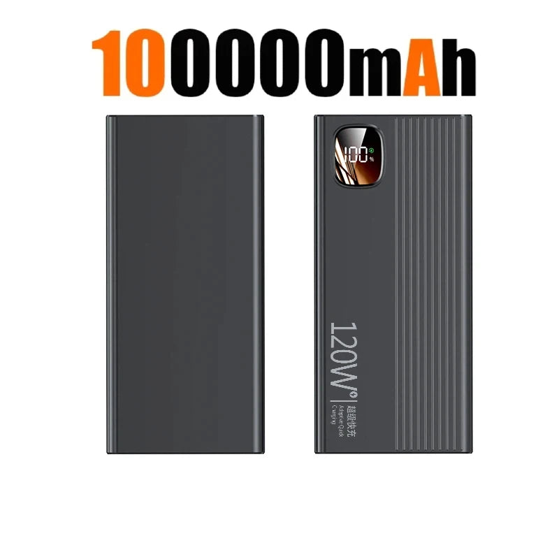 WaveGear Inc. portable power bank with digital battery display and compact design for charging devices on the go.