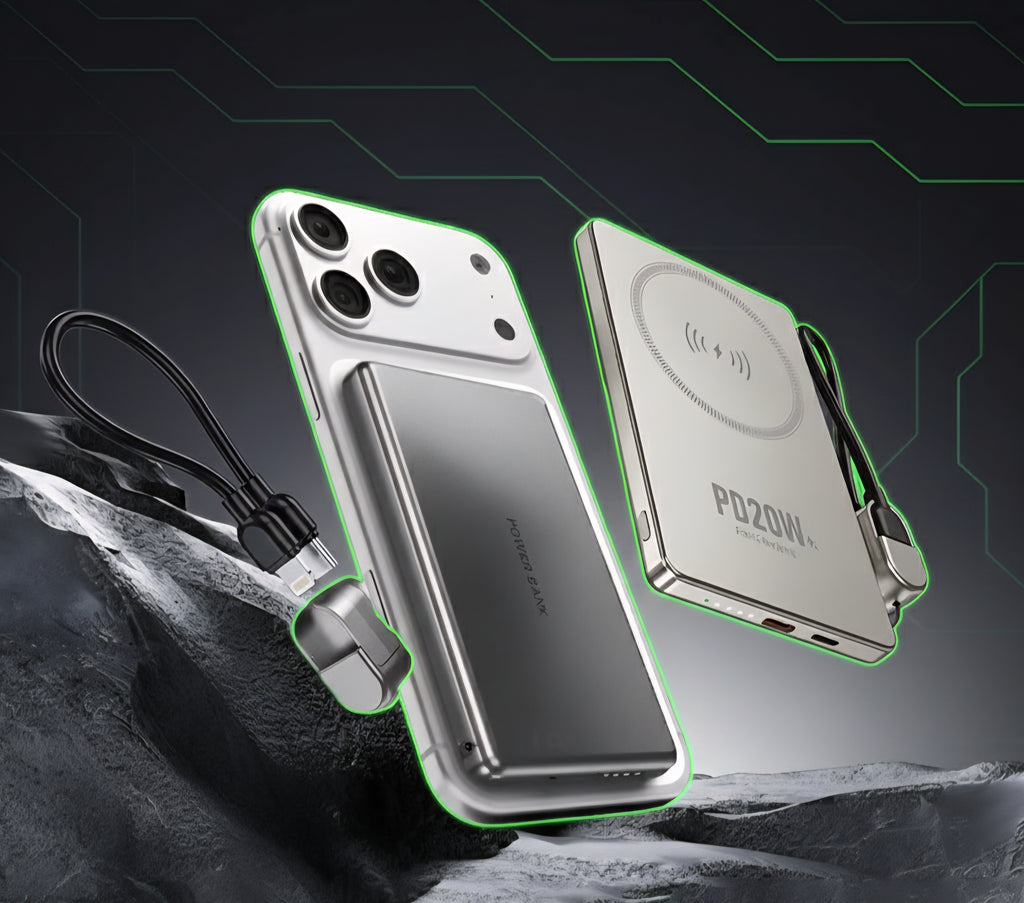 SnapCell™ – Magnetic Quick-Attach Power Bank - WaveGear Inc.